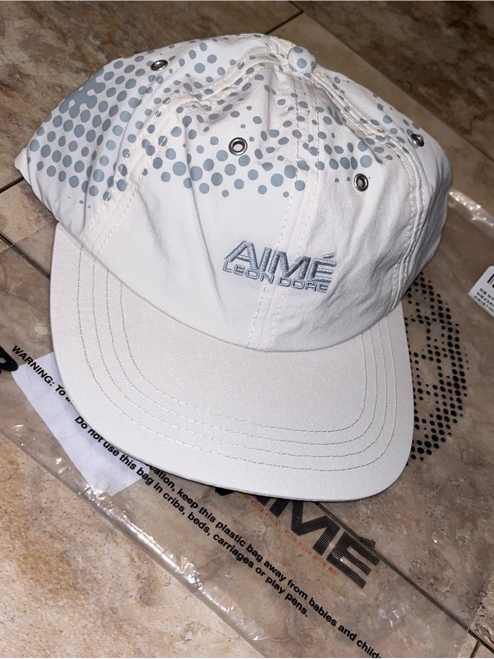 Aimé Leon Dore x New Balance Geo Print Nylon Cap Pristine OS